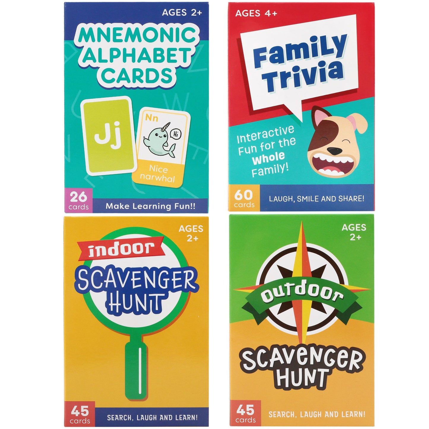 LotFancy Card Games for Kids Family Game Night PMT