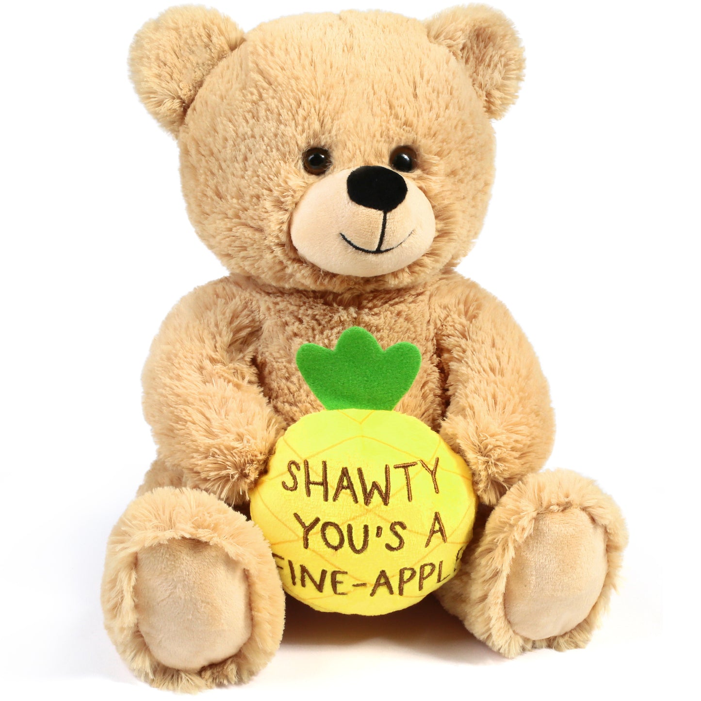 LotFancy Teddy Bear Stuffed Animal, Shawty U Fine, 12 in Valentine's Day Gift for Girlfriend, Wife