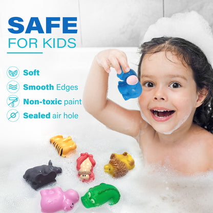 LotFancy Bath Toys for Kids Ages 1-3, Mold Free Bath Toys for Infants Toddlers