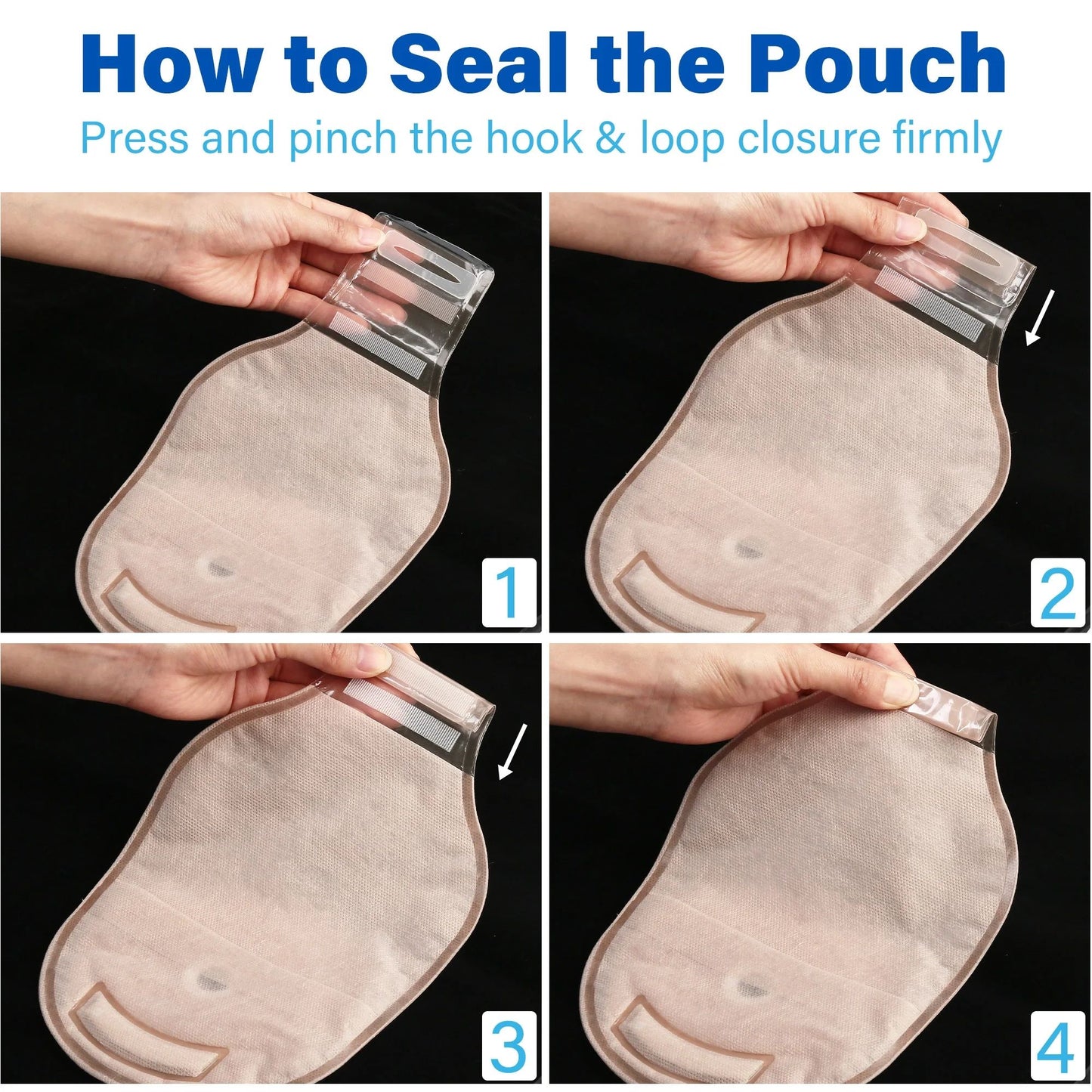 LotFancy Colostomy Bags, 10Pcs One Piece Drainable Pouches for Ostomy Colostomy Ileostomy Stoma Care