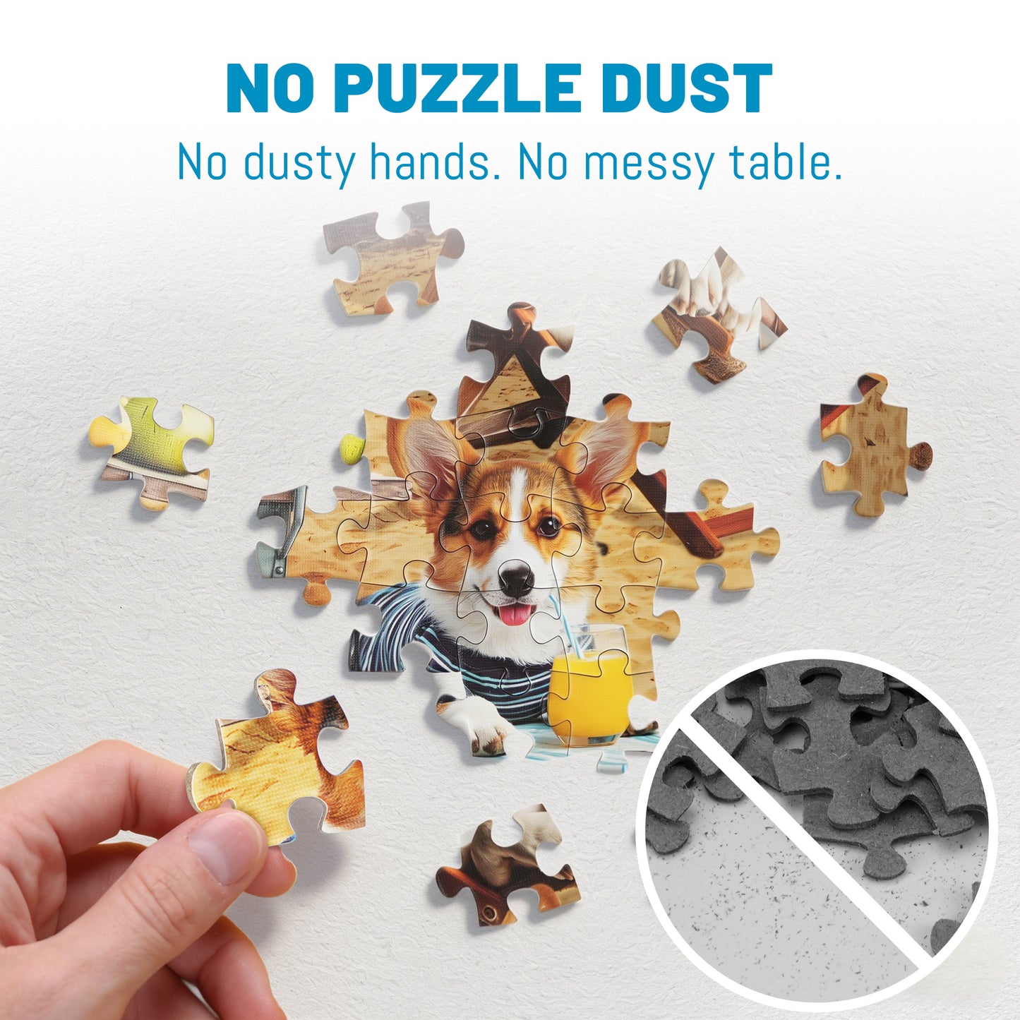 BenBen 500 Pieces Puzzles For Adults, Dogs' Beach Party, Challenging Adult Jigsaw Puzzle