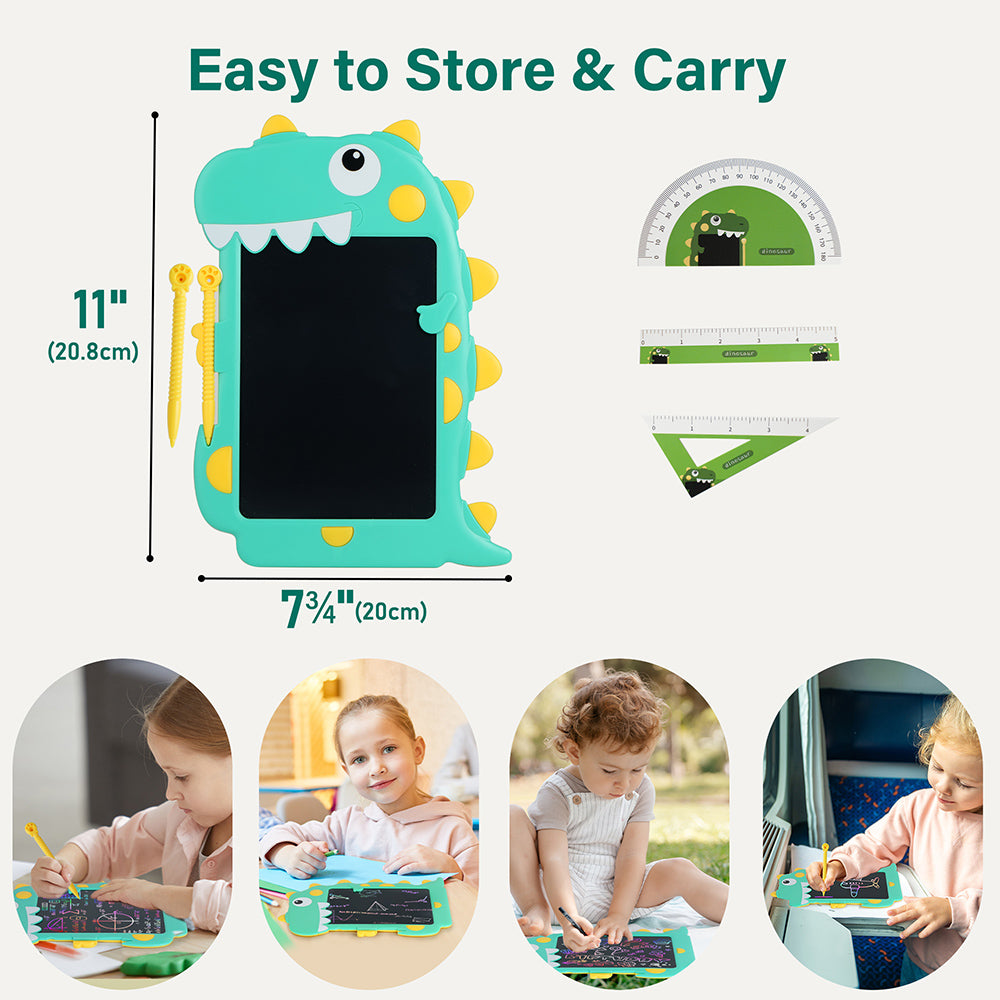 LotFancy LCD Writing Tablet Doodle Board for Kids, Dinosaur Drawing Pad for Boys, Girls, Toddler