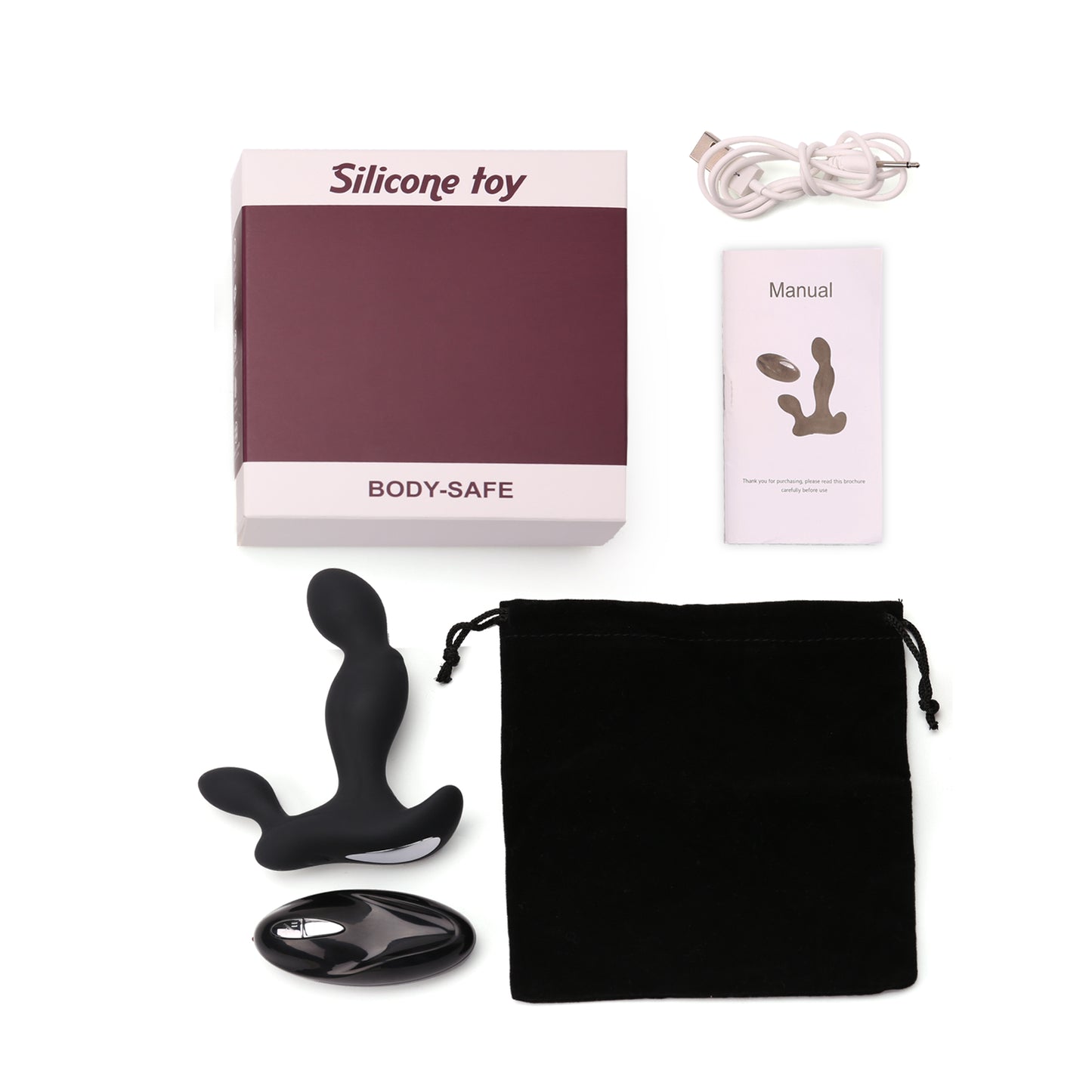 LotFancy Prostate Massager, Anal Butt Plug Vibrators, Sex Toys for Male Masturbator