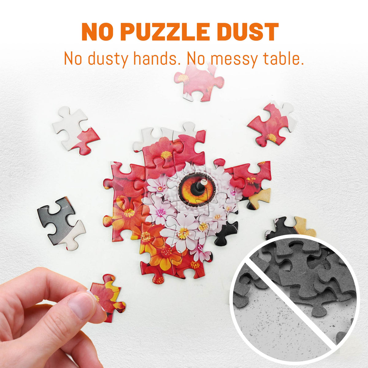 BenBen 500 Pieces Jigsaw Puzzles for Adults, Parrot Puzzle with Patterns on Back