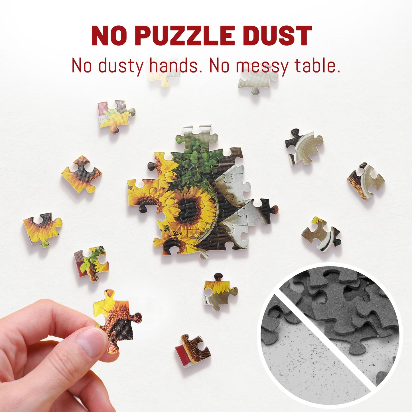 BenBen 500 Pieces Puzzles For Adults, Picnic Party Time, Challenging Landscape Jigsaw Puzzle