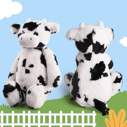 LotFancy 16.5 in Cow Stuffed Animals for Kids Boys Girls, Soft Cow Plush fo Babies