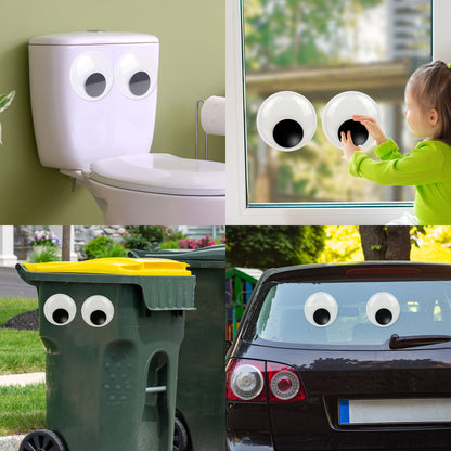 LotFancy 7 in Giant Googly Eyes with Self Adhesive, Large Wiggle Eyes for DIY Craft Christmas Tree Decoration