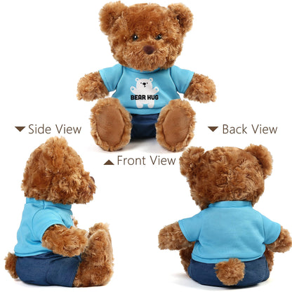 LotFancy Teddy Bear Stuffed Animal, with Removable Clothes