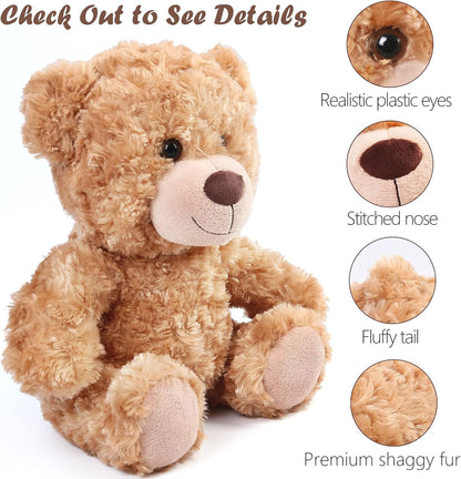 LotFancy 15 in Teddy Bear Stuffed Animal, Bear Plush Toy, Gift for Kids Girls Boys