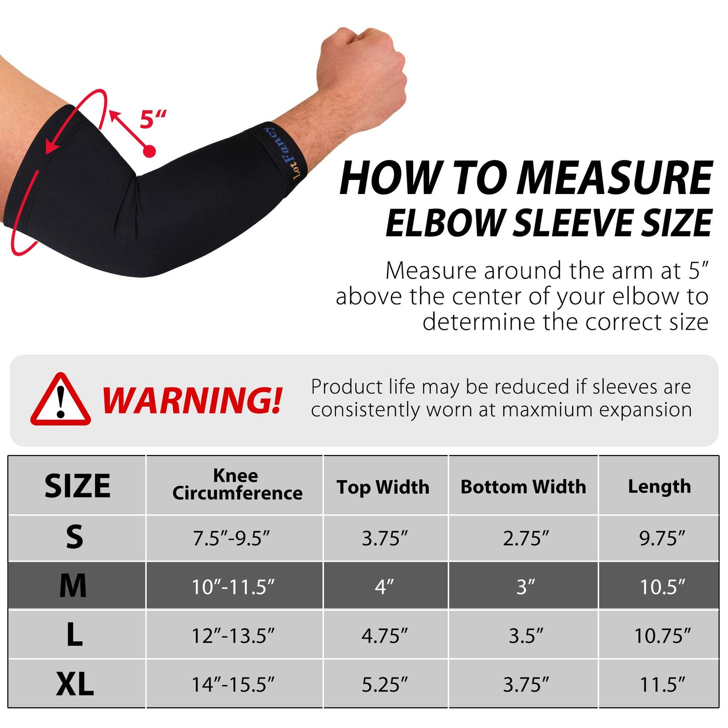 Compression Recovery Elbow Sleeve