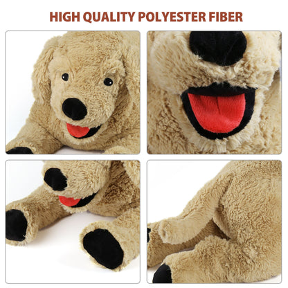 LotFancy Large Dog Stuffed Animals Plush, 27" Golden Retriever Plush Toys for Kids, Dog, Girls