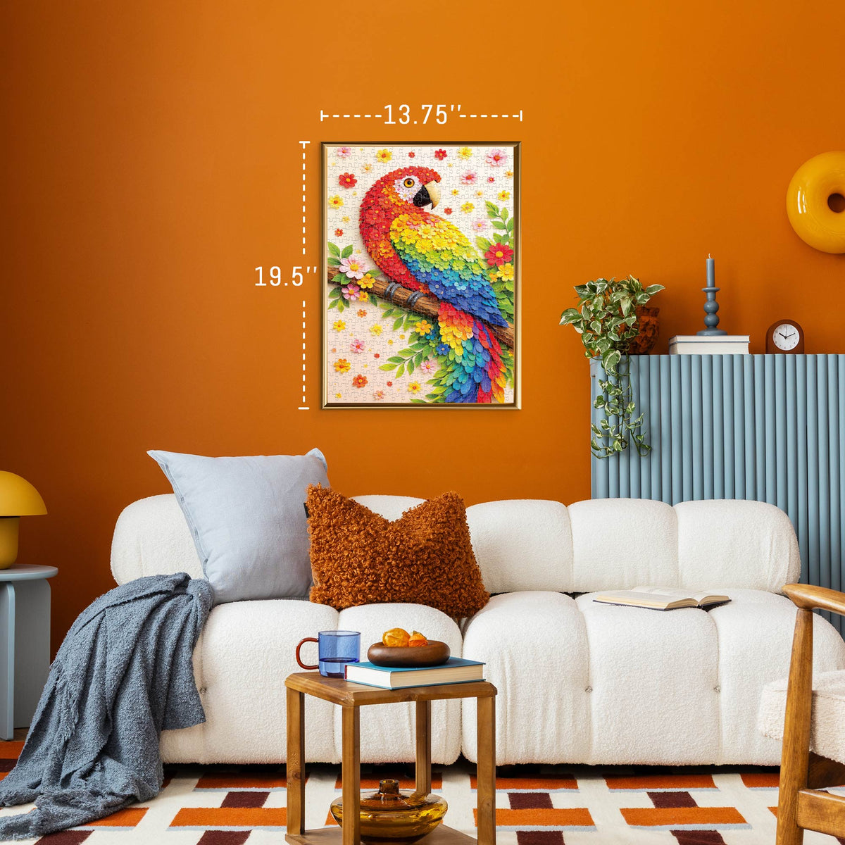 BenBen 500 Pieces Jigsaw Puzzles for Adults, Parrot Puzzle with Patterns on Back