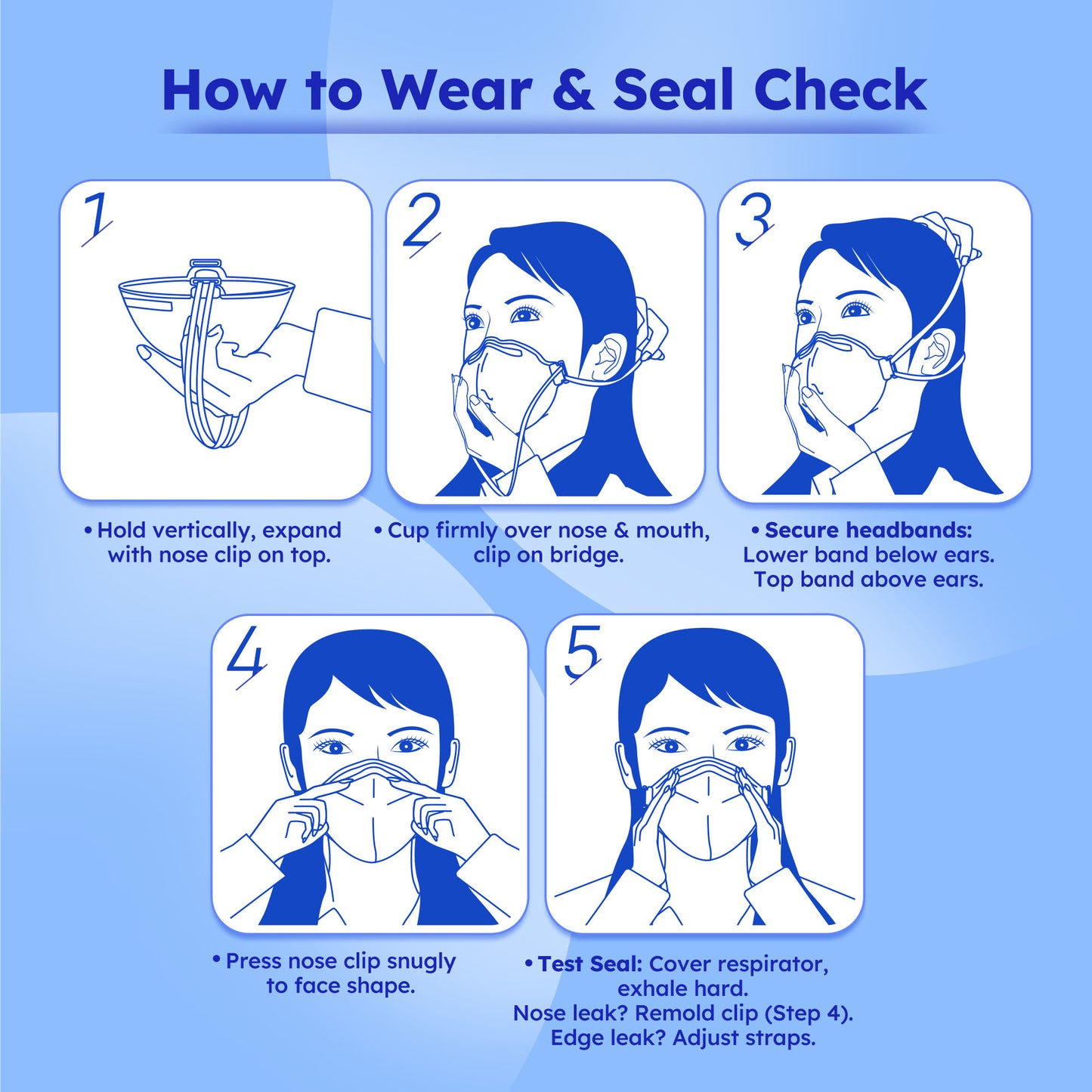 LotFancy N95 Face Mask, 20 Pack NIOSH Particulate Respirator, Dust Mask