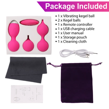 LotFancy Kegel Balls Exercise, Ben Wa Balls for Women Bladder Control & Pelvic Floor Exercises