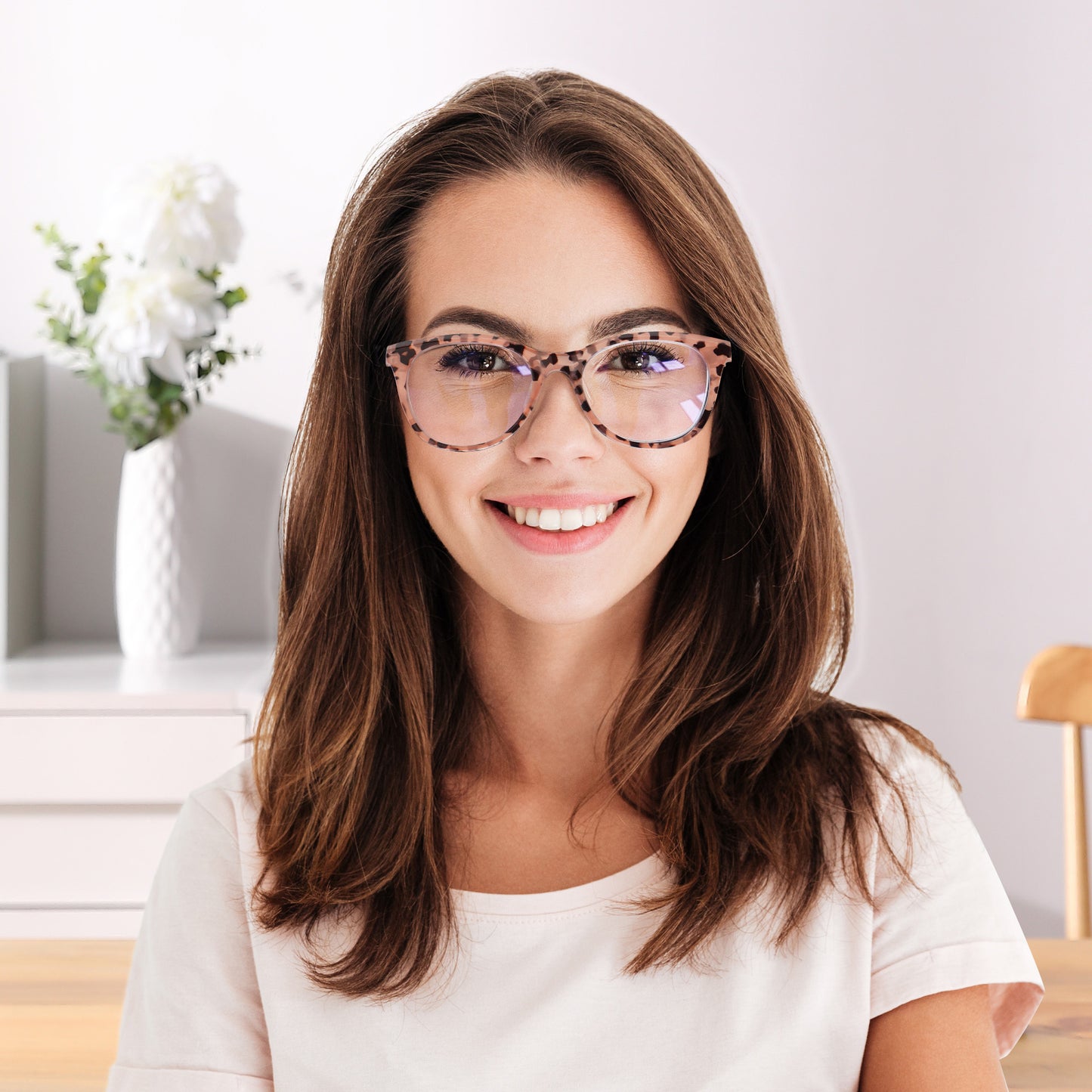 LotFancy Ladies Reading Glasses Blue Light Blocking, Spring Hinge Reader for Women Men,+2.0, 3 Pack