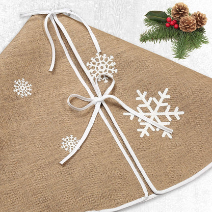 Christmas Tree Skirt Ornament, 48 inch Diameter Christmas Decoration for New Year Party