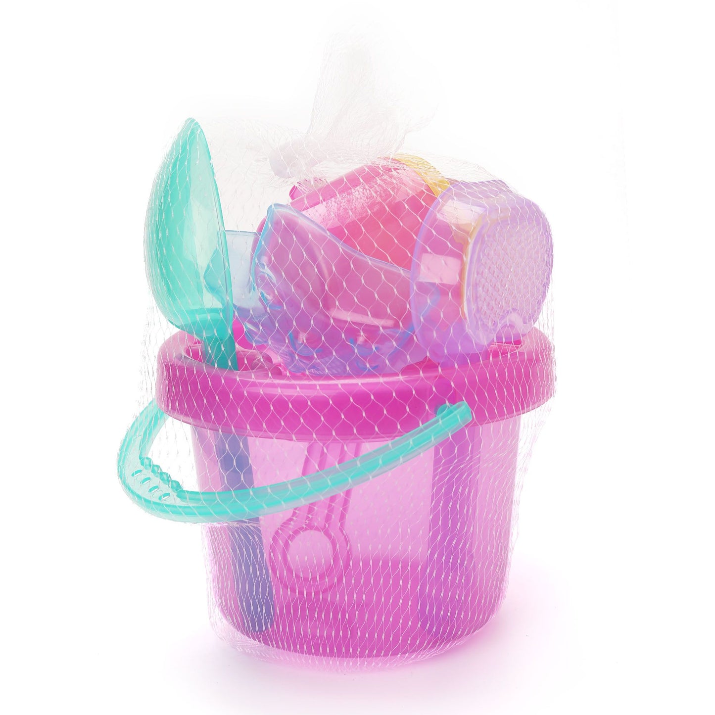 LotFancy Beach Toy Set, Sand Toy for Toddlers, Beach Bucket with Sand Sifter Cover, Shovel, Star Mold, Rake, Watering Can and Sifter Shovel Tool Kit for Kids Outdoor Toys