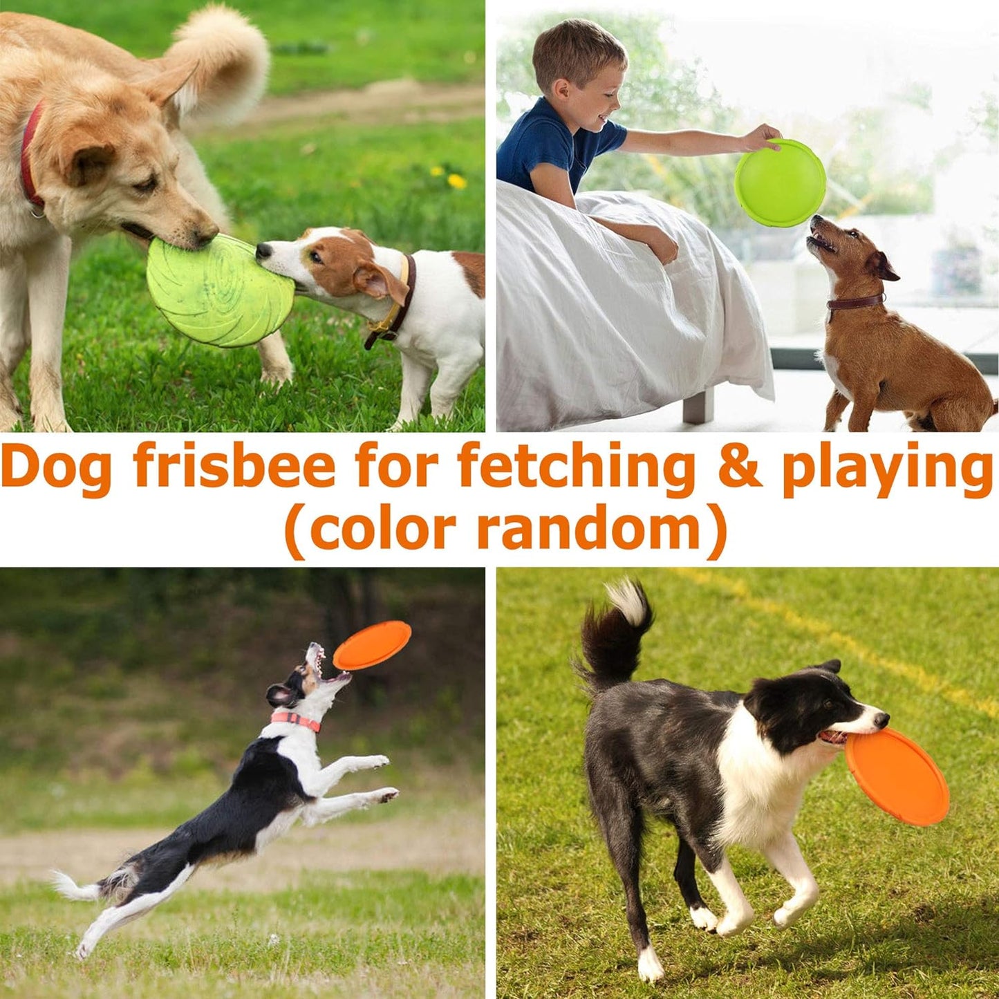 Prime Pets 5 PCS Dog Toys, Dog Rope Toys and Flying Disc Set for Small & Medium Dogs, Tough Rope Chew Toys, Interactive Durable Puppy Dog Tug of War for Dog Teething Dental Cleaning