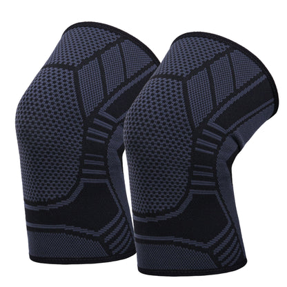 LotFancy Knee Compression Sleeve Brace for Men Women, Ideal for Basketball Running Football Volleyball Baseball Sports, Latex-free, 1 Pair