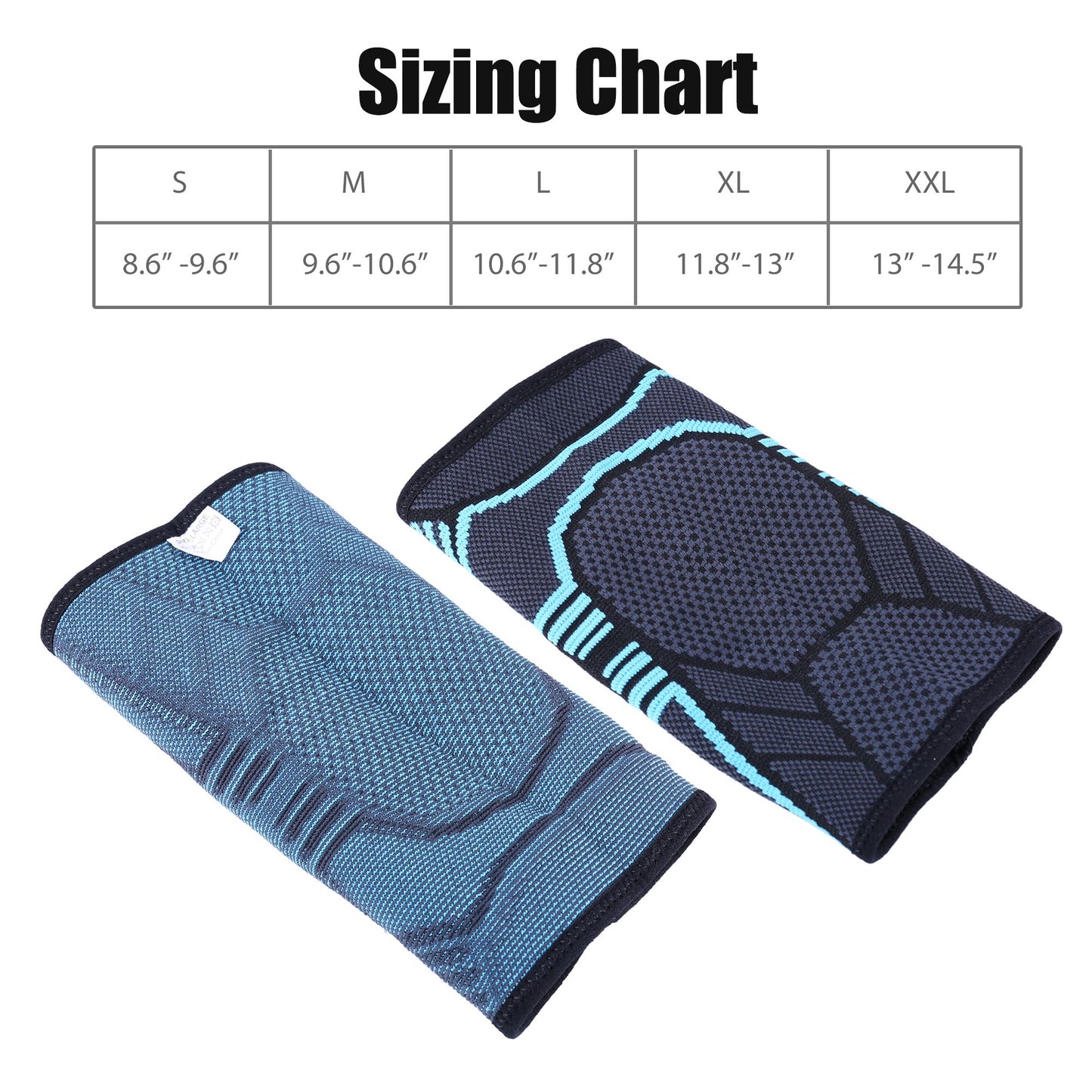 LotFancy Elbow Compression Sleeve Brace Support for Women Men, Ideal for Tendonitis/Tennis/Golf Elbow, Arthritis Pain, Volleyball, Football, Fitness, Workout, Latex-free, 1 Pair