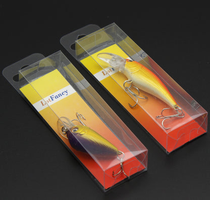 Fishing Lures, Topwater Lures with Treble Hook, Freshwater Saltwater Lures for Bass Trout Walleye, 3D Minnow Fishing Bait, Swimbait Sinking Lure Kit