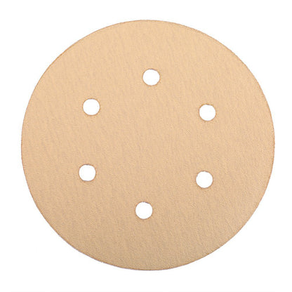 LotFancy 6 Inch 6 Hole Sanding Discs, 100Pcs Sandpaper Assortment - Random Orbital Sander Pad, Hook and Loop Sand Paper