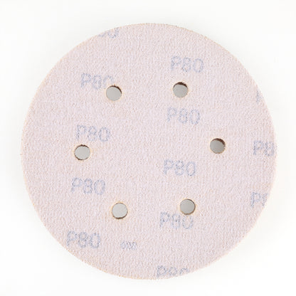 LotFancy 6 Inch 6 Hole Sanding Discs, 100Pcs Sandpaper Assortment - Random Orbital Sander Pad, Hook and Loop Sand Paper