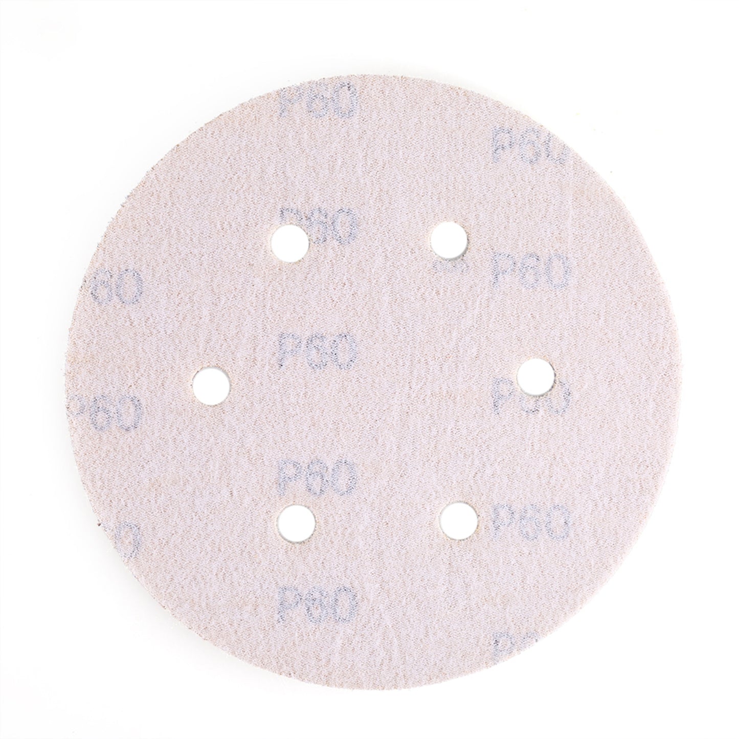 LotFancy 6 Inch 6 Hole Sanding Discs, 100Pcs Sandpaper Assortment - Random Orbital Sander Pad, Hook and Loop Sand Paper