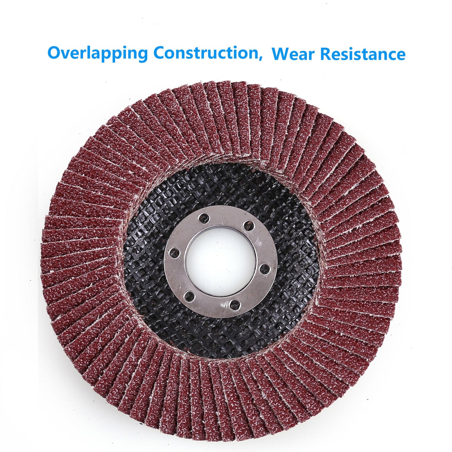 LotFancy Flap Disc 4 1/2 in, 20Pcs, 40-120 Grit Grinding Sanding Wheels, Type #27