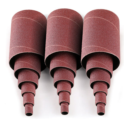 LotFancy Aluminum Oxide Abrasive Spindle Sanding Sleeves