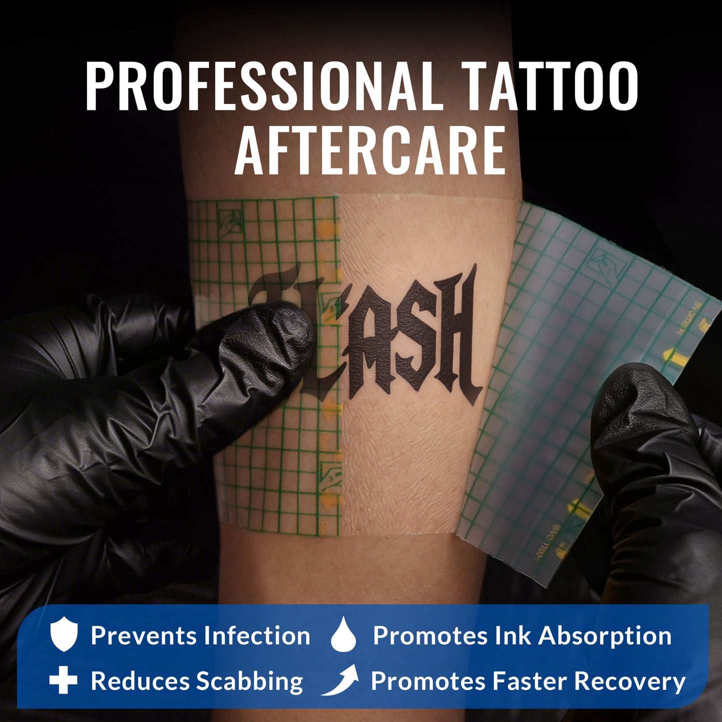 LotFancy Tattoo Aftercare Bandage, 6” x 2 yd Roll, Waterproof Tattoo Wrap for Second Skin Healing, New Tattoo Protection & Wound Care, Sterile Transparent Film Dressing, Latex-free