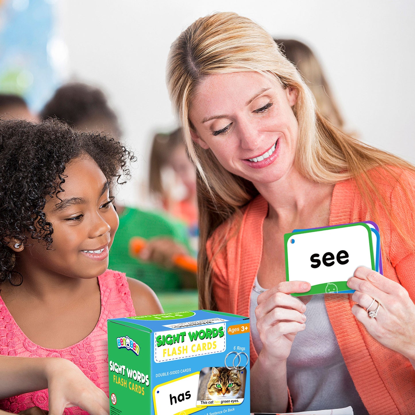 BenBen Sight Words Flash Cards, 350 Dolch & Fry High Frequency Site Words  WMT