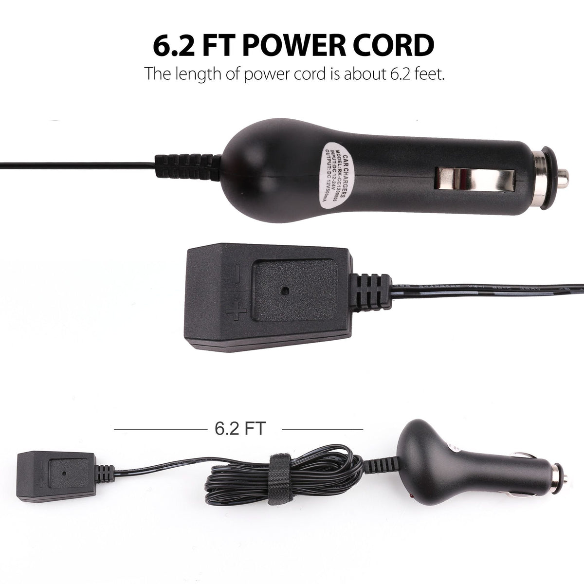 LotFancy Car Charger for Streamlight Flashlight Rechargeables, Black, # 22051