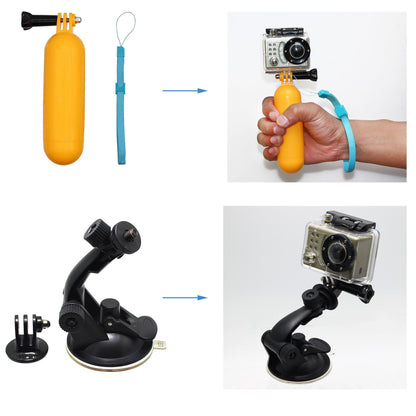 LotFancy Camera Accessories Kit Bundle Attachments for Gopro Hero 9 8 7 6 5 4 3 2 1 3+ Max , Fusion, Insta360, DJI Osmo