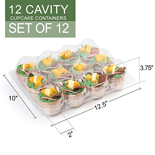 LotFancy Dozen Cupcake Containers