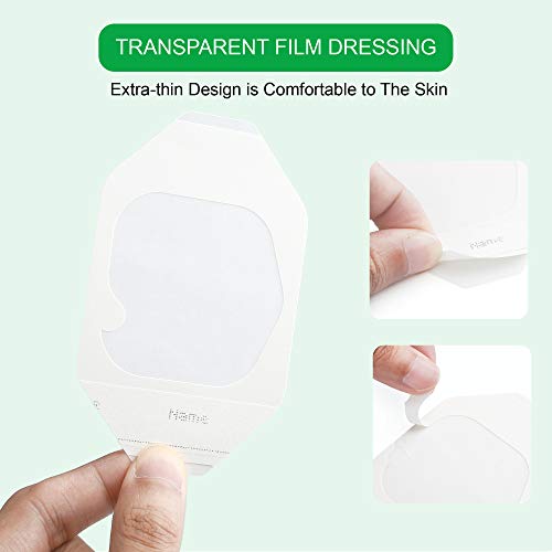 Transparent Film Dressing, Waterproof Wound Cover Bandage Tape, Adhesive Film Dressing for Post Surgical, Scar Therapy, Medical Supplies, Tattoo Dressings