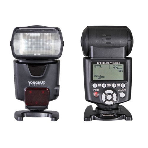 YONGNUO YN-500EX TTL Flash Speedlite Speedlight with HSS 1/8000 for Canon ST-E2 5DIII 7D 60D 600D 650D 5DII 5DIII 50D 40D 30D 20D 550D 1000D 1100D 300D 350D 400D 450D 500D