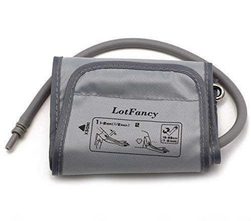 LotFancy Small Cuff Replacement (7"-9") for H-003DS Omron Upper Arm Blood Pressure Monitor HEM-711ACN2 HEM-412C2-Z HEM-747-IC HEM-432CN2 HEM-705CPN, D-Ring Included