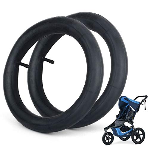 2 Pack 12.5'' x 1.75/2.15 Stroller Inner Tube, Front Wheel Replacement Tubes, Suitable for Bob Revolution (SE/Flex/Pro/Stroller Strides/Ironman), Baby Trend Expedition Series Jogger Stroller Tube