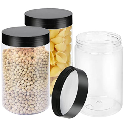 LotFancy plastic jars with lids