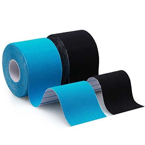 Kinesiology Tape - LotFancy Athletic Sports Tape for Knee Shoulder Elbow Ankle Muscle