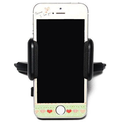 LotFancy Cell Phone Holder, Mobile Phone Car Mount, Universal CD Slot Cradle for iPhone Xs Max XR X 8 7 7Plus 6 6Plus 5S 5 5C Samsung Galaxy S7 Edge 6S 5 Smartphones GPS