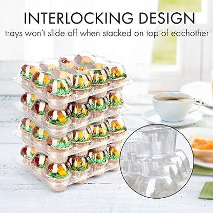 LotFancy Dozen Cupcake Containers