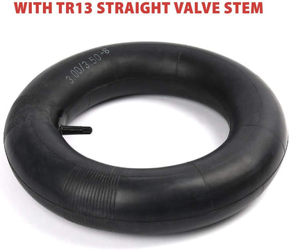 3.00/3.50-8 Inner Tube (Pack of 2) for Wheelbarrow, Hand Truck, Lawn Mower, Yard Trailer, Dolly, Trolley, Wagon, Snow Blower, 3.25-8 4.00-8 Tire Tube Replacement, with TR-13 Straight Valve Stem