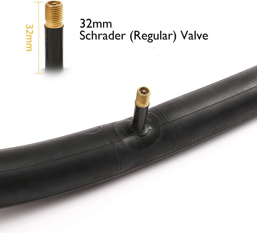 LotFancy 27.5/29 inch Mountain Bike Tube, 2PCS 27.5 x 1.75/1.95/2.125/2.3/2.4, 29 x 1.75/1.95/2.125/2.3/2.4 Bicycle Inner Tubes, 42mm Presta Valve, 2 Tire Levers Included