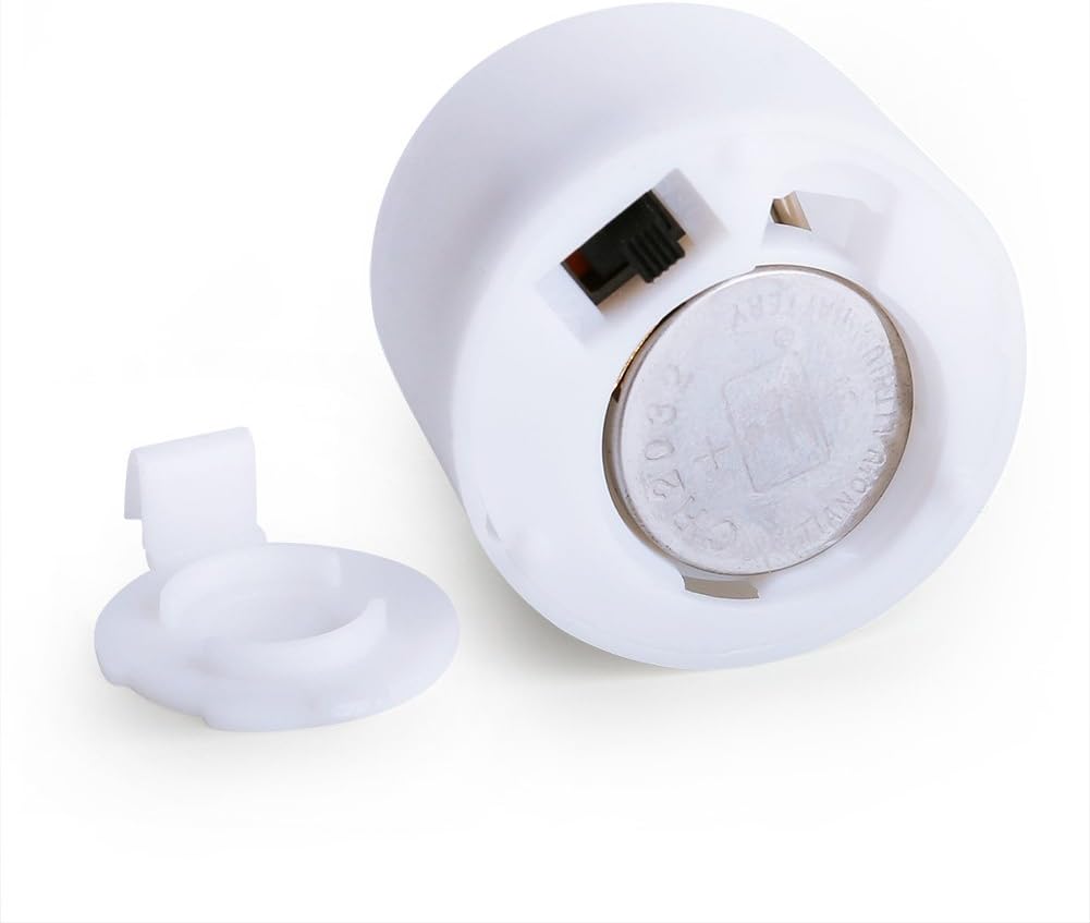 LotFancy Flameless Flickering Candles - Battery Operated Bright LED Tealight Candles Set - Electric Realistic Votive Candles, Warm White, Unscented, Pack of 12