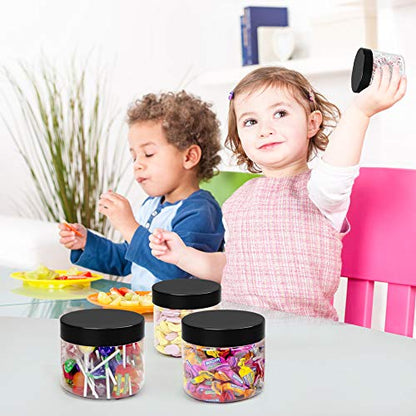 LotFancy plastic jars with lids