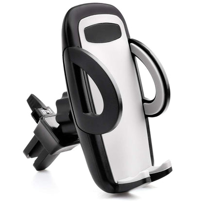LotFancy Air Vent Car Phone Mount, Universal Cell Phone Holder with 360°Rotation, Mobile Phone Car Mount Cradle with One Touch Design Compatible with Phone 11 Pro Max/XR/XS Max/XS/X/8/8 Plus/7