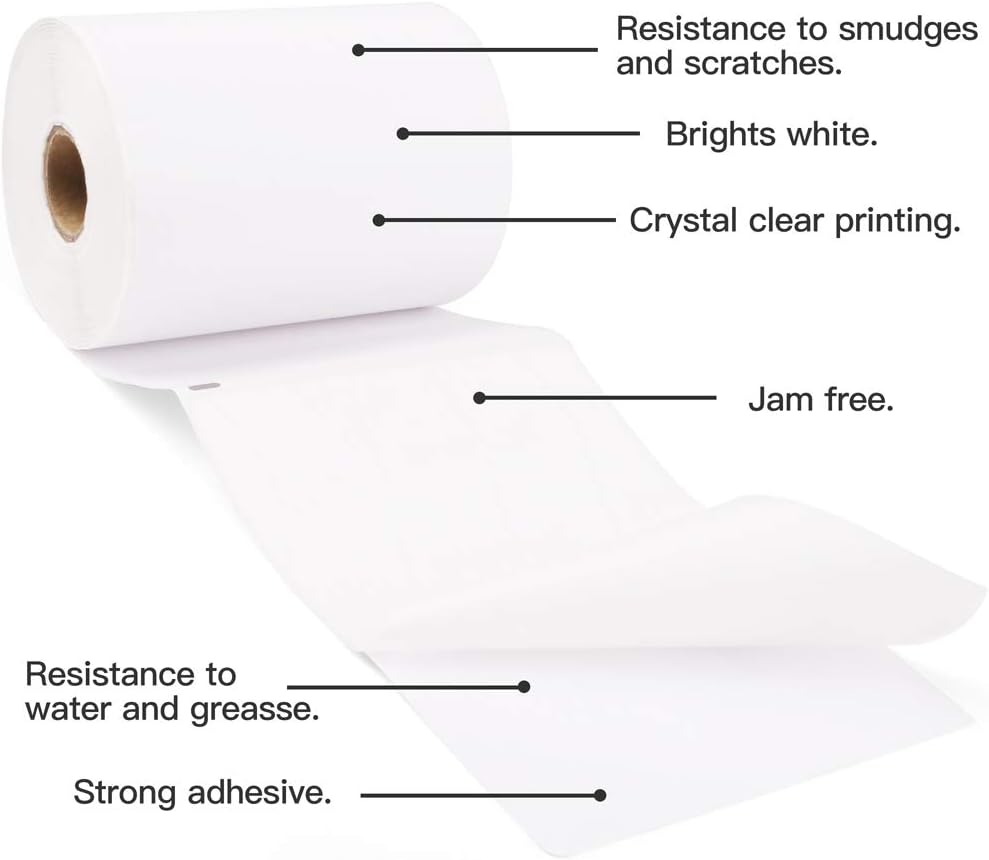 Label Compatible with 4x6 dymo 4XL