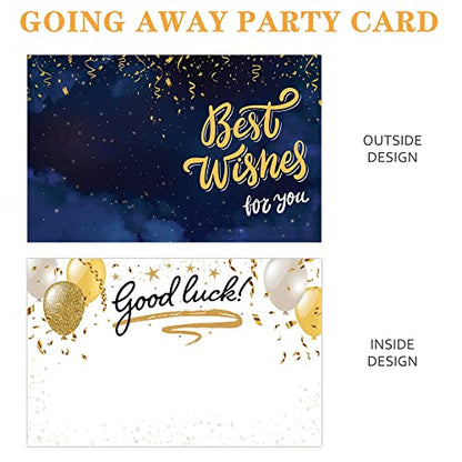 LotFancy Going Away Party Decorations, Jumbo Farewell Card for Coworkers, Happy Retirement Party Supplies, Goodbye Gift Card, Good Luck Office Greeting Card (No Envelope)